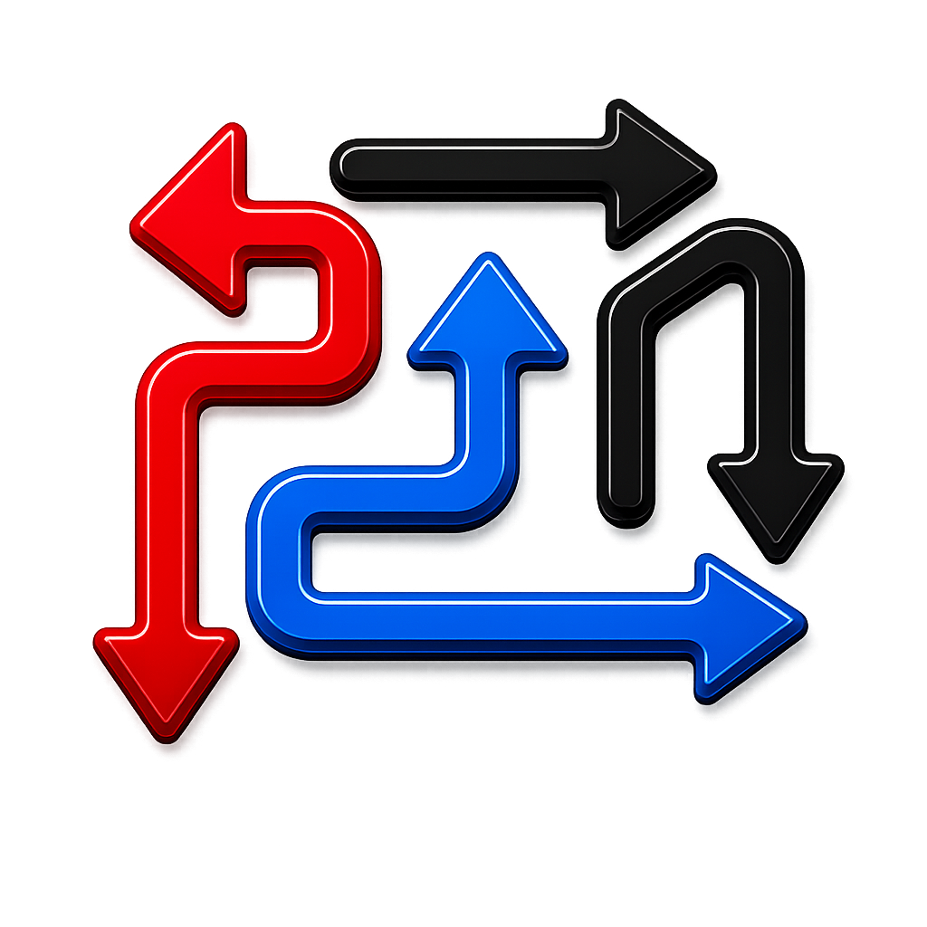Arrow Logic Maze Icon